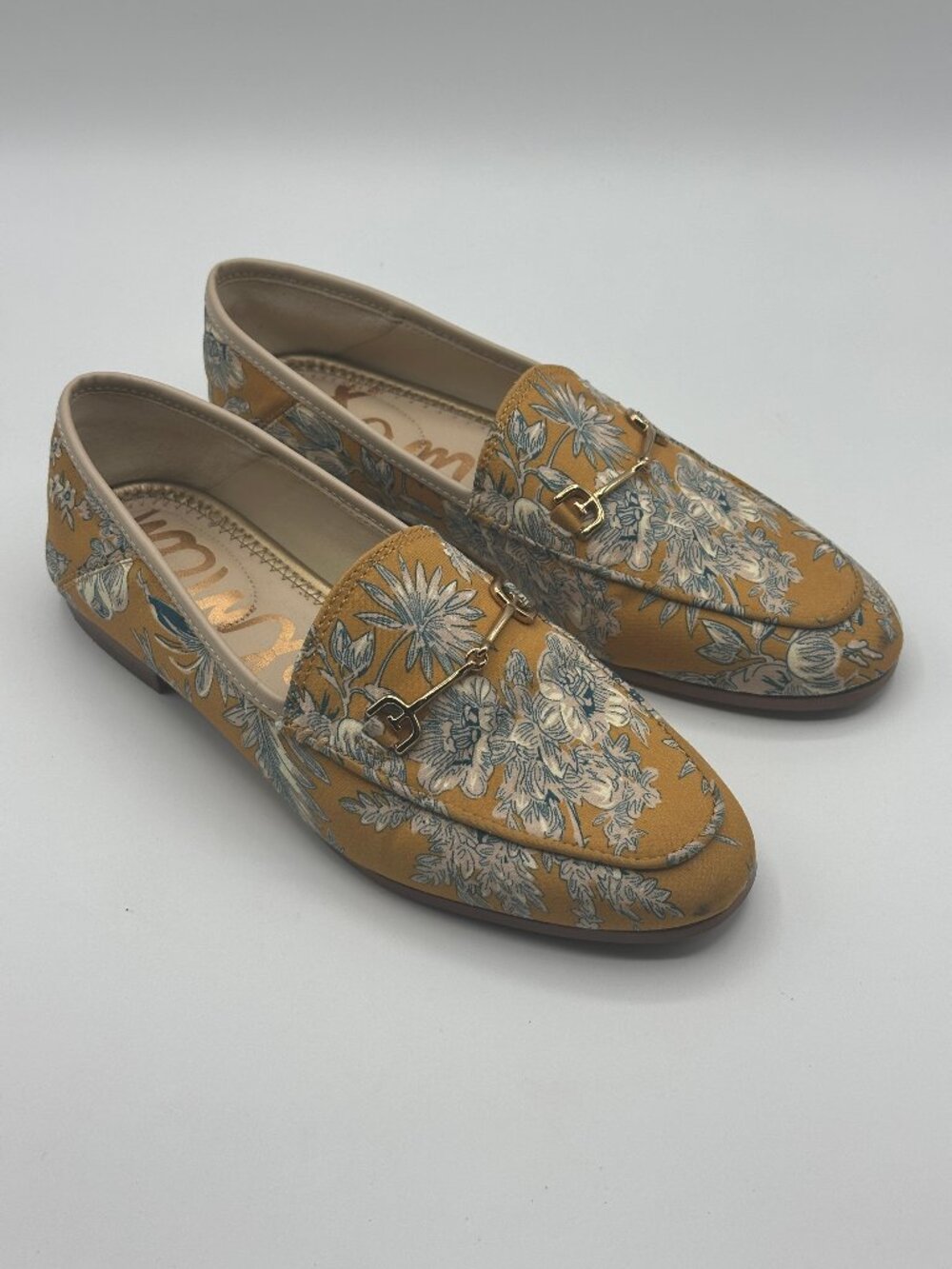 Sam Edelman Women's Loraine Bit Loafers in Multicolor Floral Pattern Size 4.5